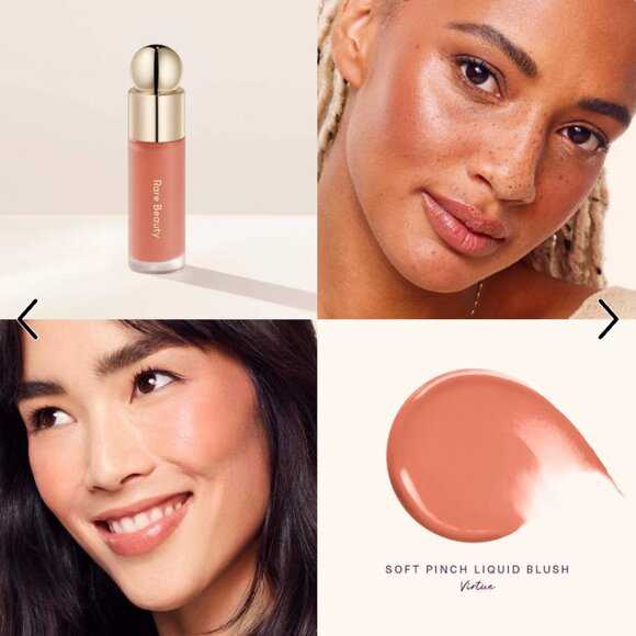 MINI Rare Beauty Soft Pinch Liquid Blush in Virtue - Picture 2 of 5